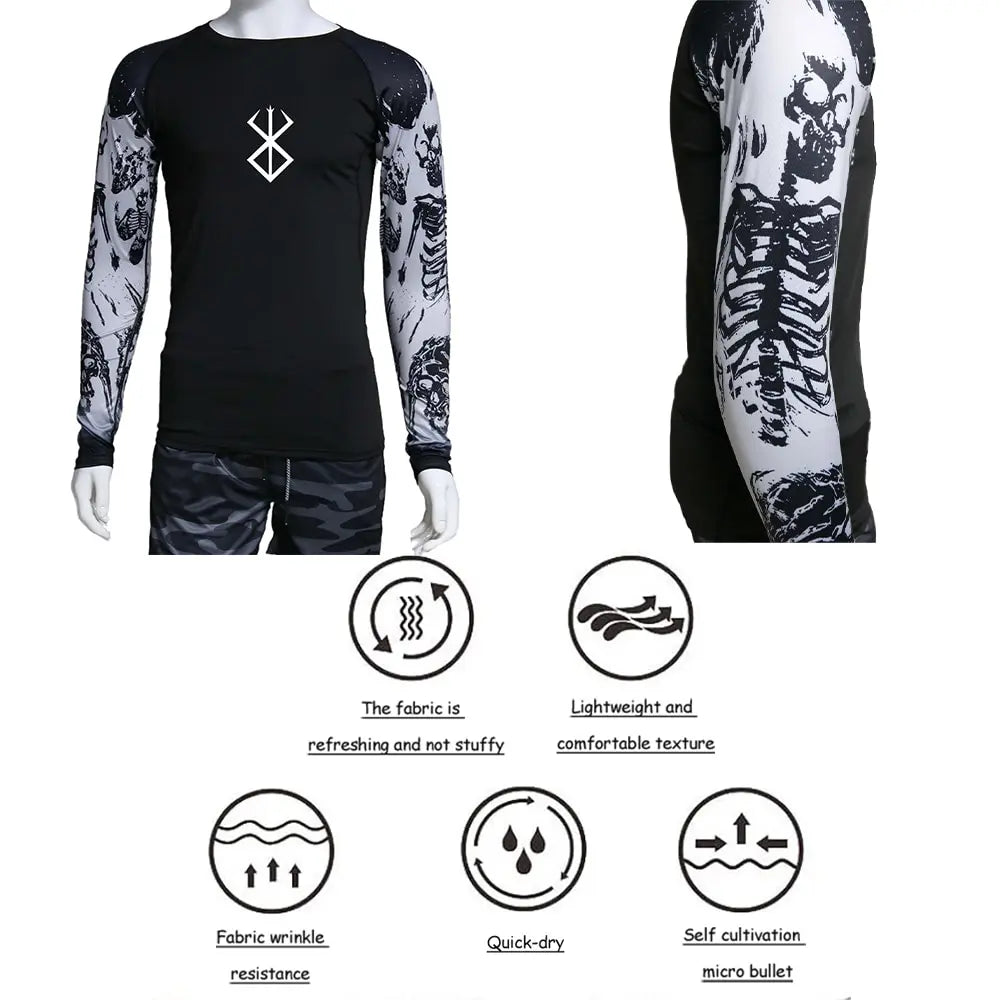 'Burning in Fire' Compression Shirt