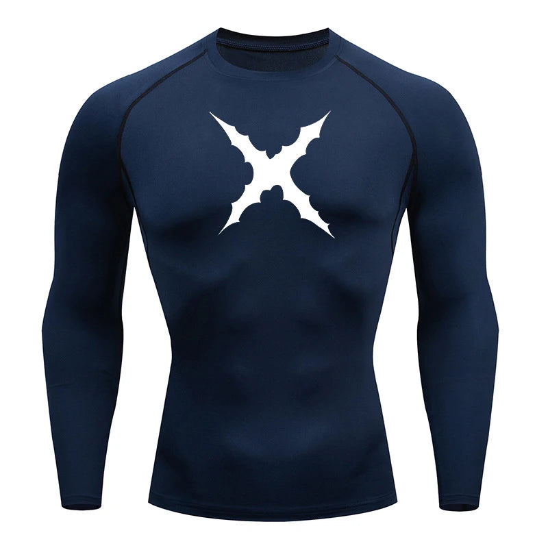 One Piece 'Luffy's Scar' Compression Shirt
