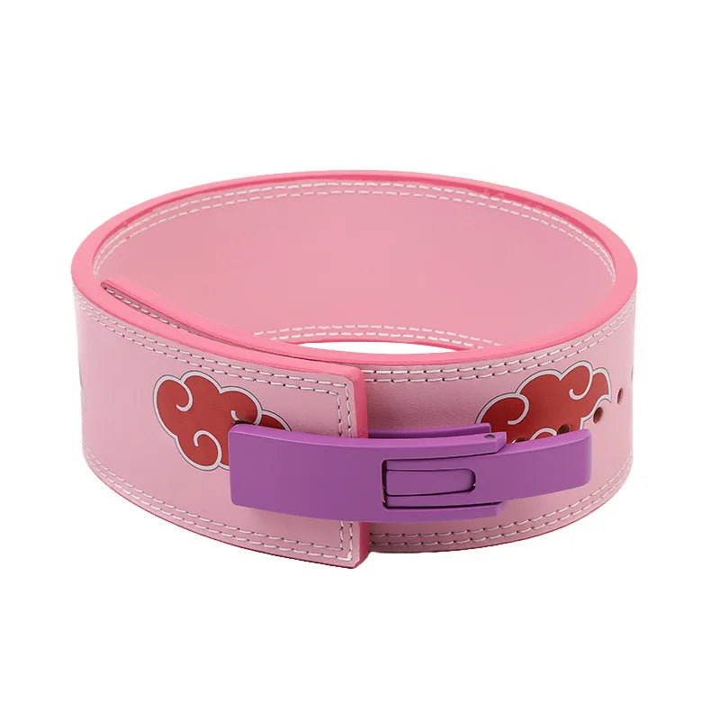 Pink Akatsuki Weightlifting Lever Belt