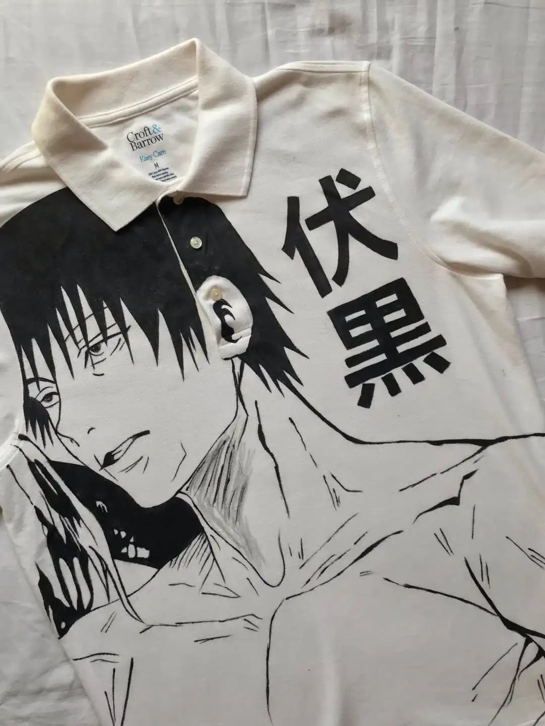 Anime Jujutsu Kaisen 'Toji' Polo T Shirt Top