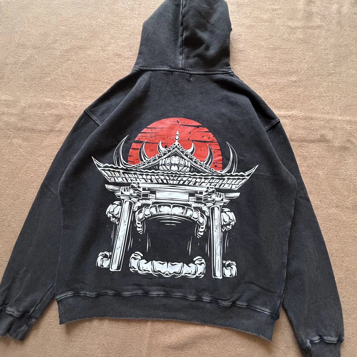 Anime Jujutsu Kaisen 'Sukuna' Hoodie Embroidery