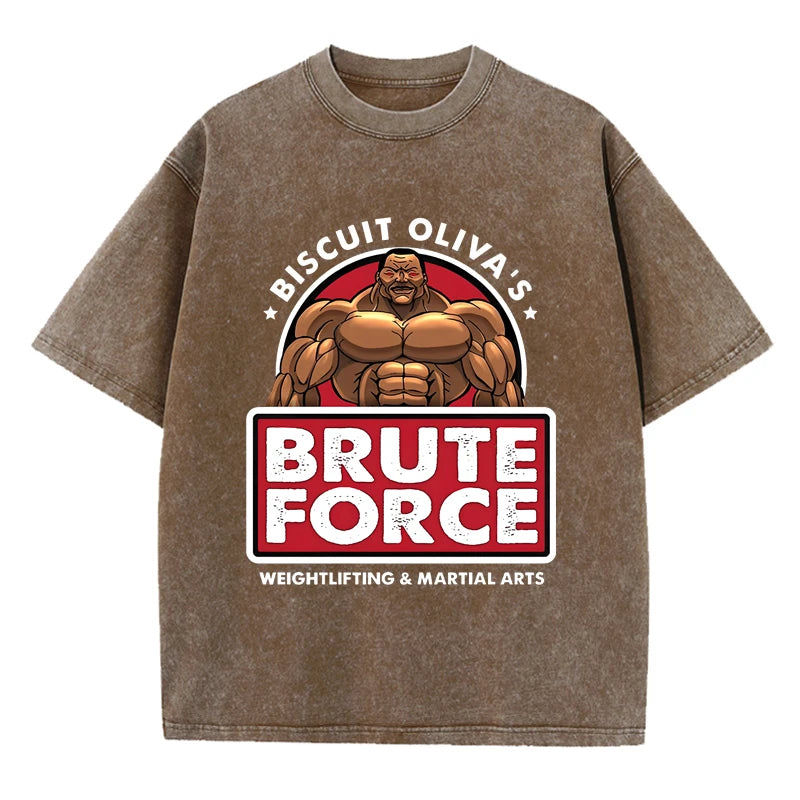 Collection of 'Baki Hanma' Washed Vintage T Shirts