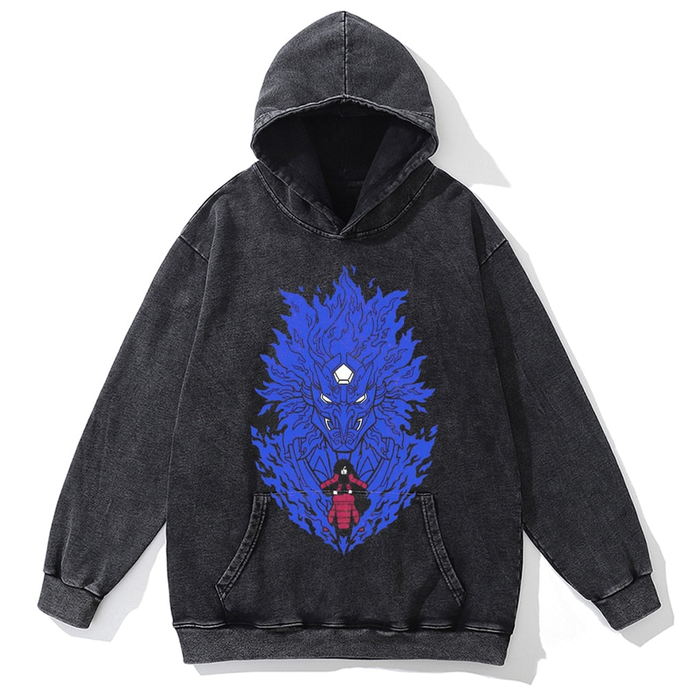 Naruto Anime Vintage Oversized Hoodie