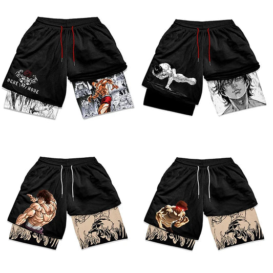 Anime "Baki Hanma" Gym Shorts