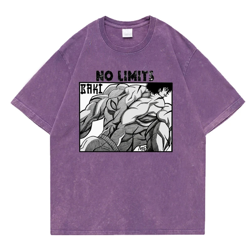 Collection of 'Baki Hanma' Washed Vintage T Shirts