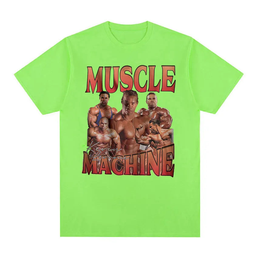 "Muscle Machine" Kevin Levrone Gym Graphic T Shirt