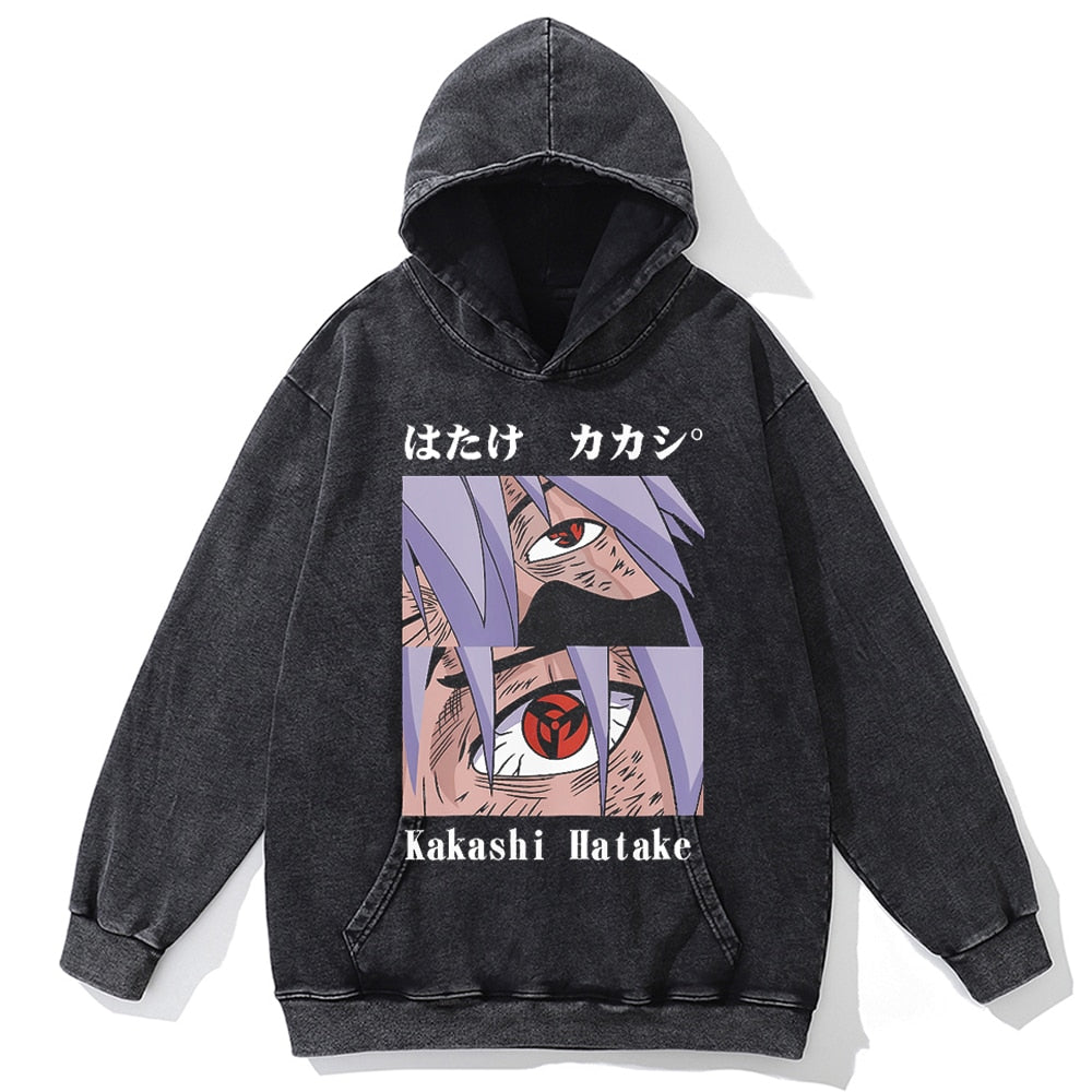 Naruto Anime Vintage Oversized Hoodie