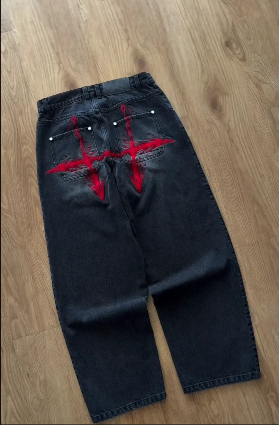Jujutsu Kaisen "Choso Blood Manipulation" Denim Black Jeans