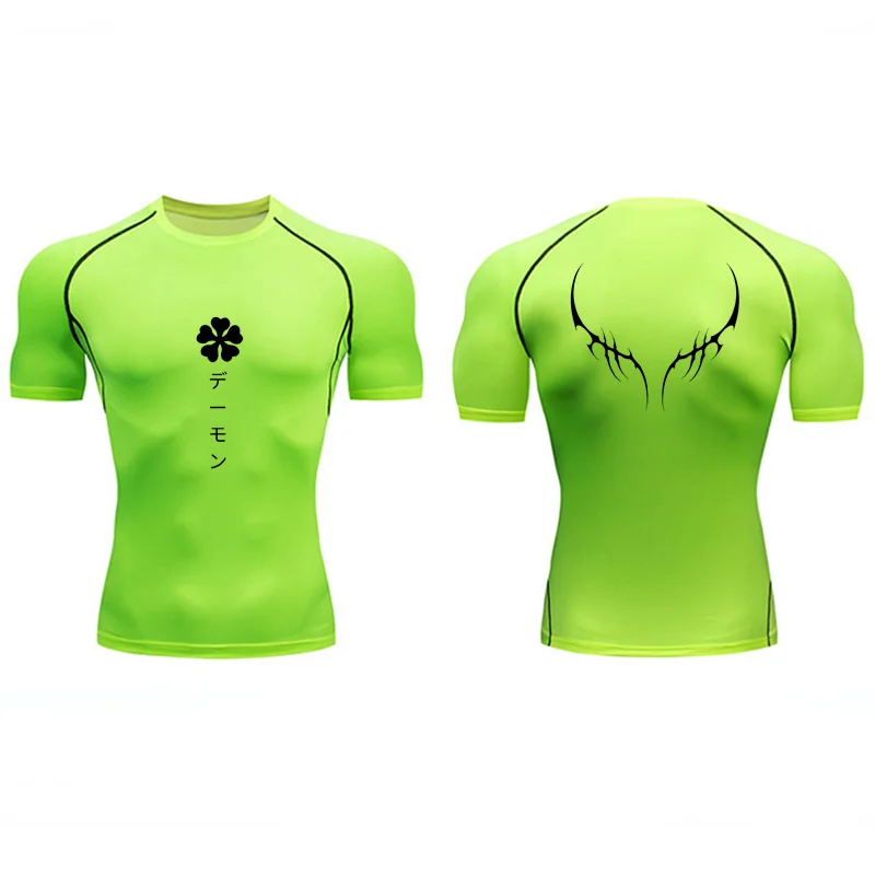 Black Clover Anime Compression Shirt