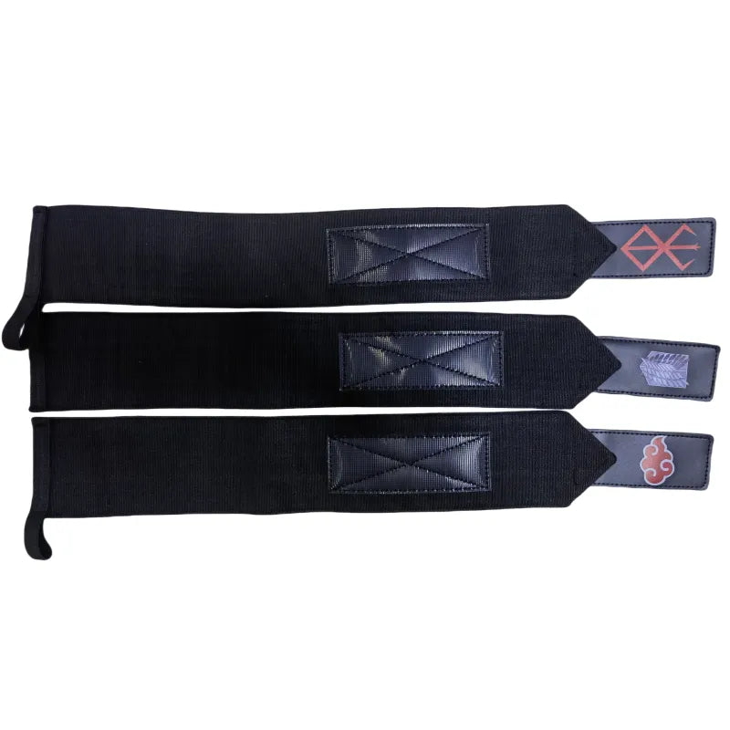 Berserk/Naruto and Attack on Titan Weight Lifting Wrist Wraps