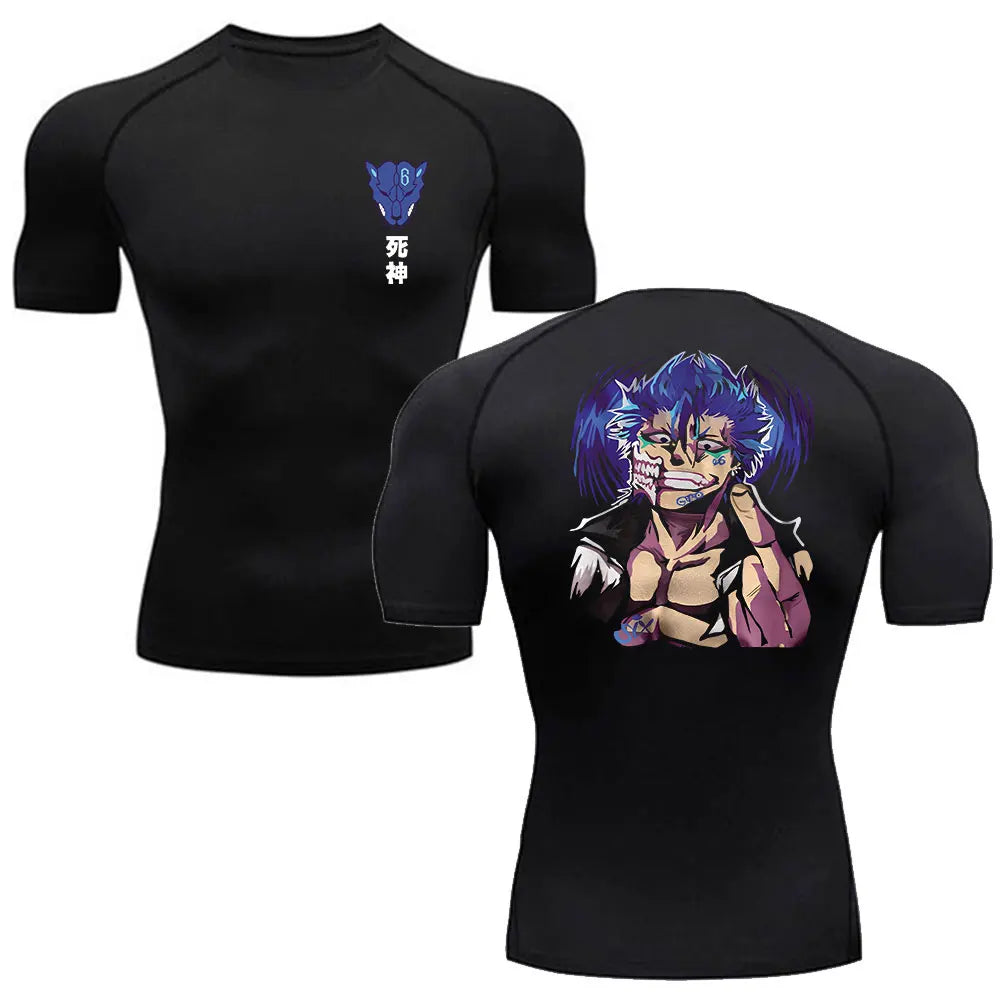 Anime Bleach Compression Shirt