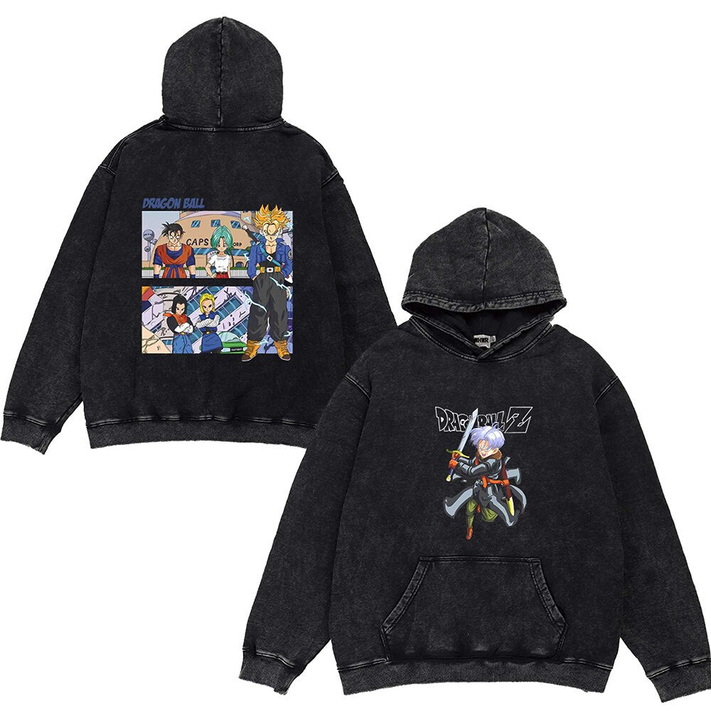 Dragon Ball Anime Vintage Oversized Hoodie