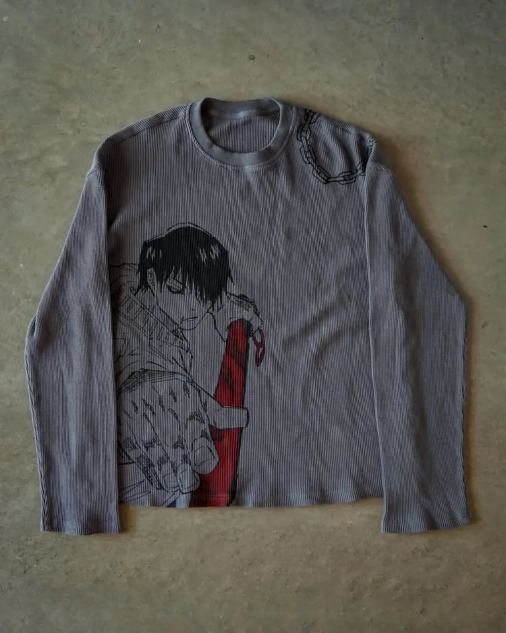 Anime Jujutsu Kaisen "Toji" Waffleknit Sweater