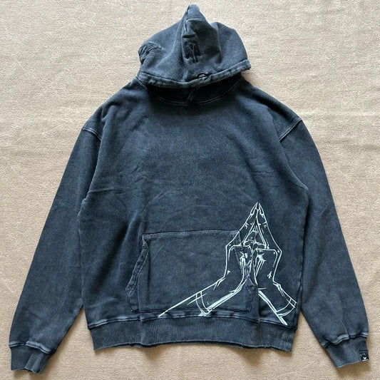 Anime Jujutsu Kaisen 'Sukuna' Hoodie Embroidery