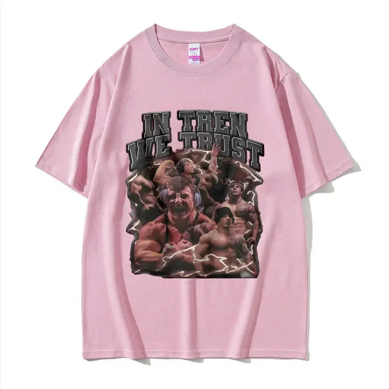 Tren Twins 'In Tren We Trust' Meme Gym T Shirt
