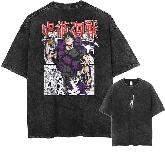 Jujutsu Kaisen "Toji" Vintage Oversized T-Shirt