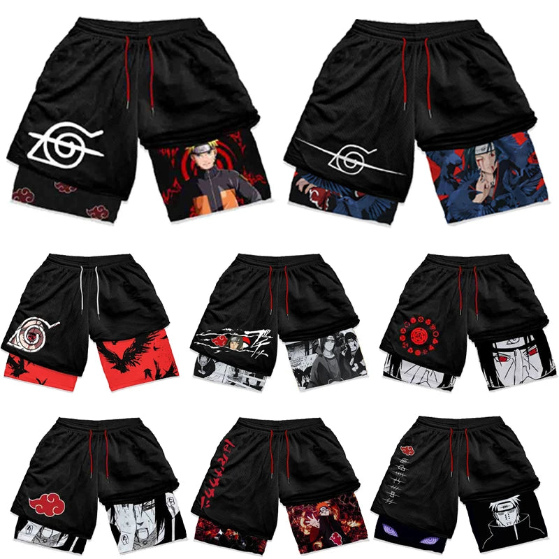 Naruto Anime Compression Shorts