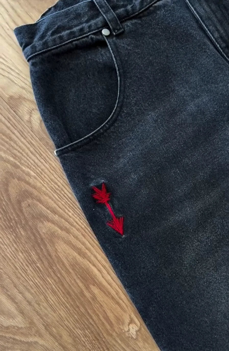Jujutsu Kaisen "Choso Blood Manipulation" Denim Black Jeans