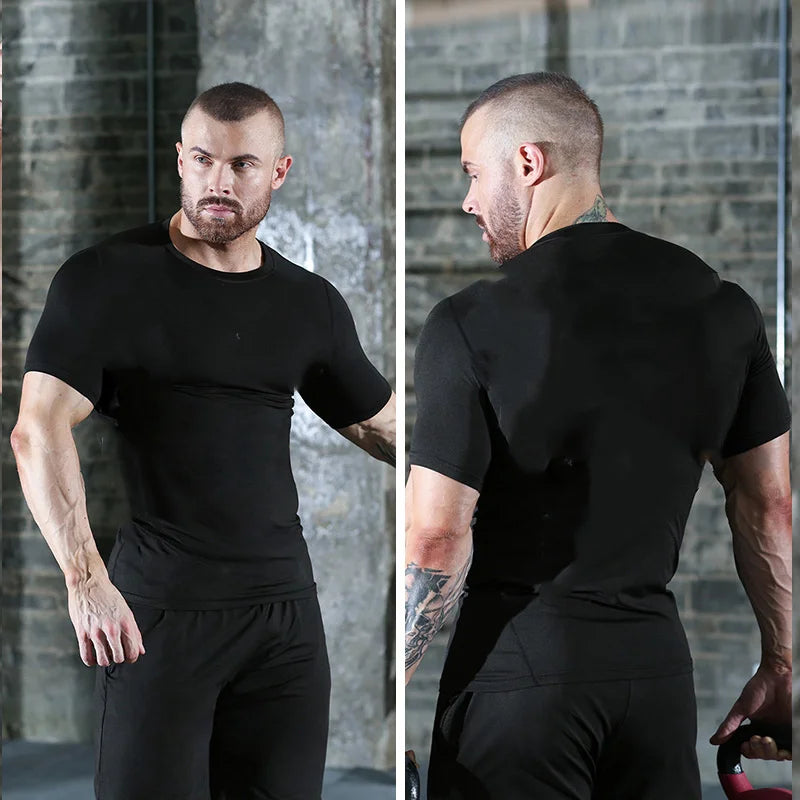 Anime "Bleach" Print Compression Shirts