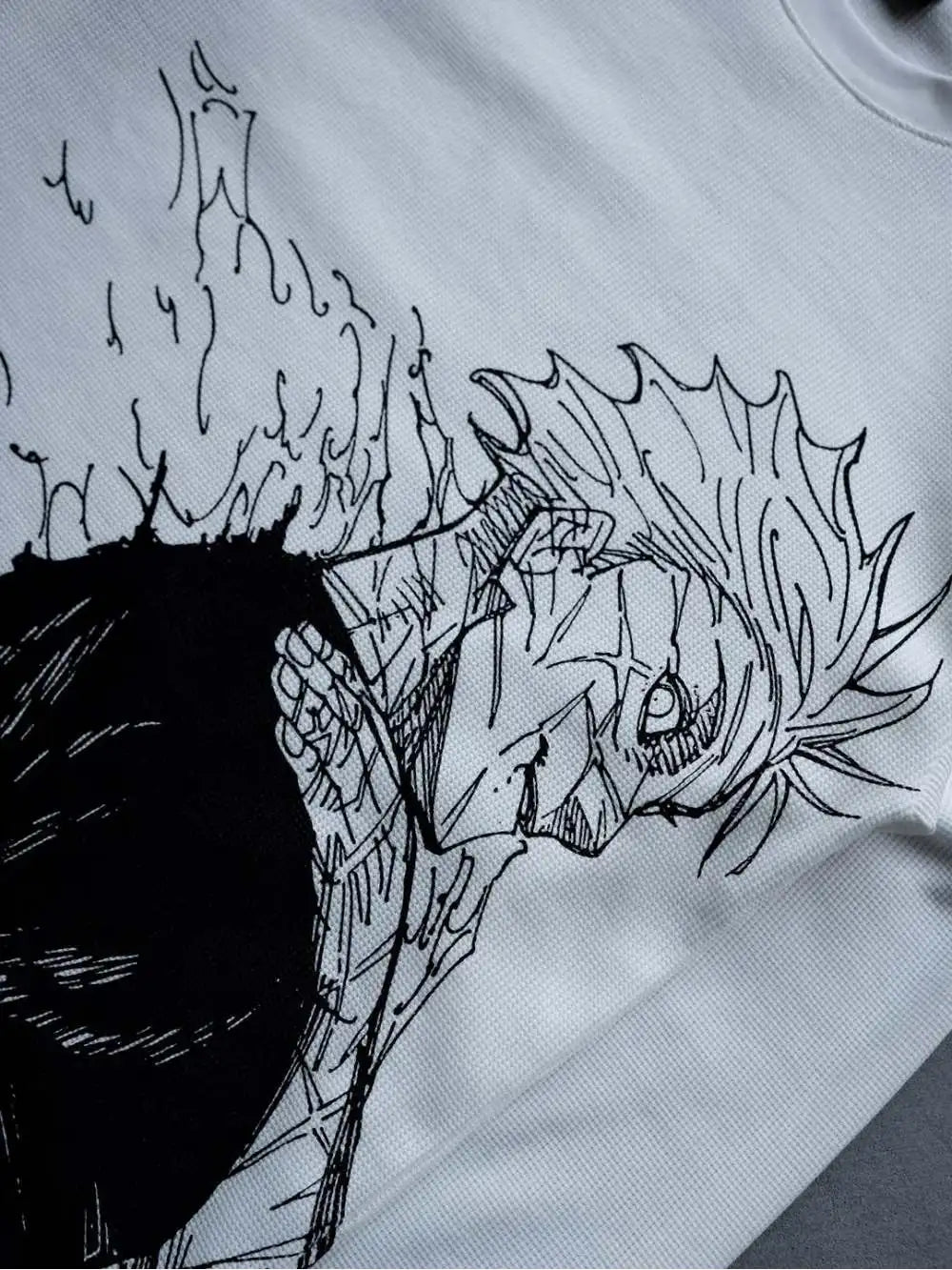 Jujutsu Kaisen "Gojo Satorou" Waffle Knit Sweater Longsleeve