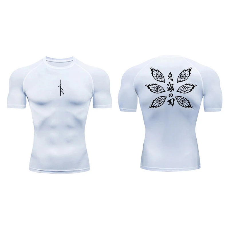 Demon Slayer 'Kokushibo' Compression Shirt