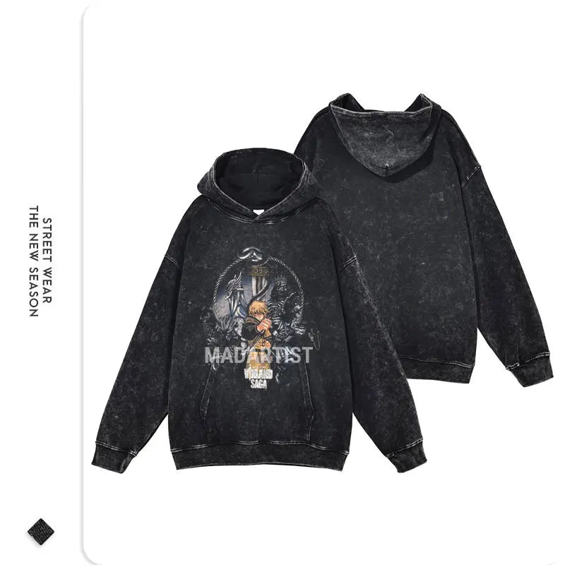 Anime 'Vinland Saga' Vintage Oversized Hoodies