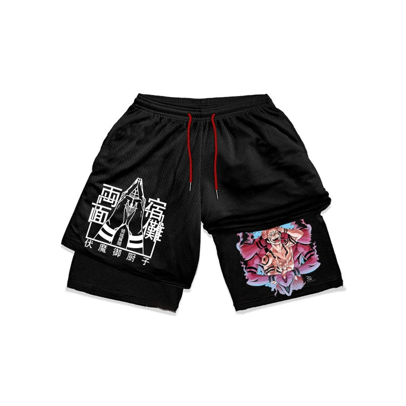 Anime Jujutsu Kaisen Gym Shorts