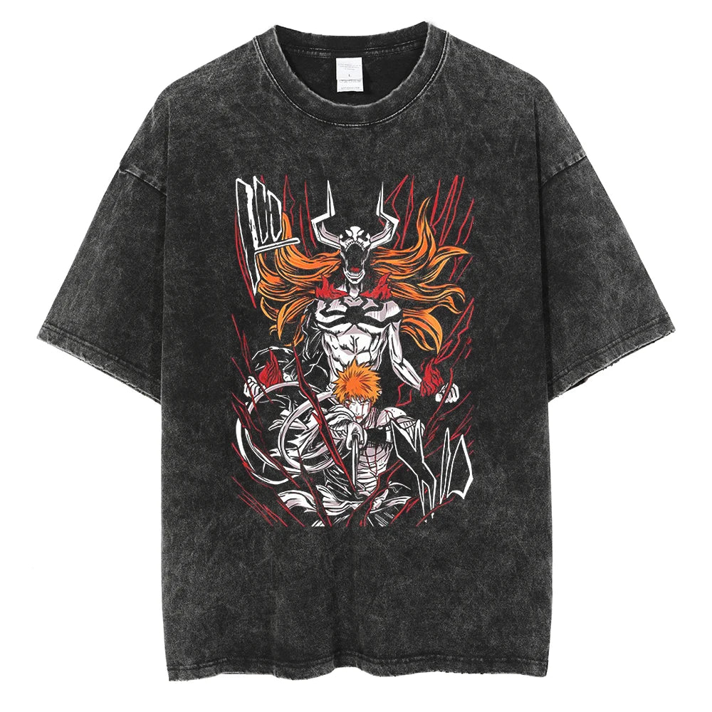 Anime 'Bleach' Vintage Oversized T-Shirts