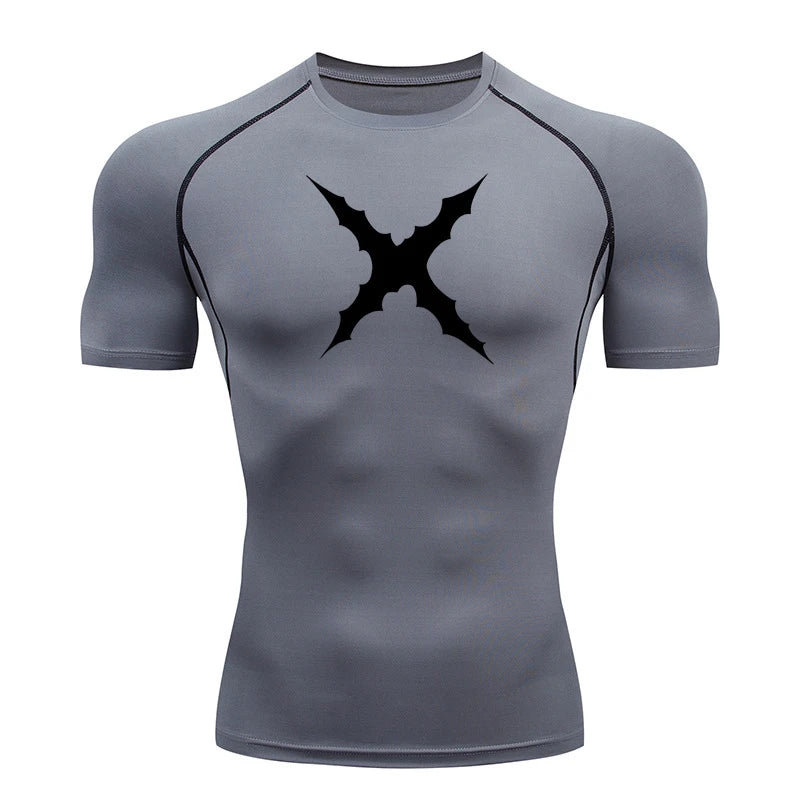 One Piece 'Luffy's Scar' Compression Shirt