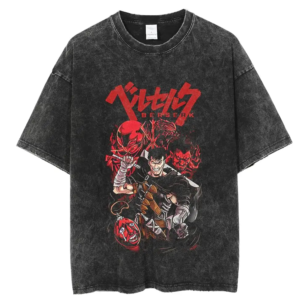 Collection of Berserk Vintage Oversized T Shirts