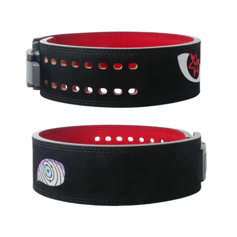 Sasuke 'Rinnegan and Sharingan' Embroidery Weightlifting Lever Belt