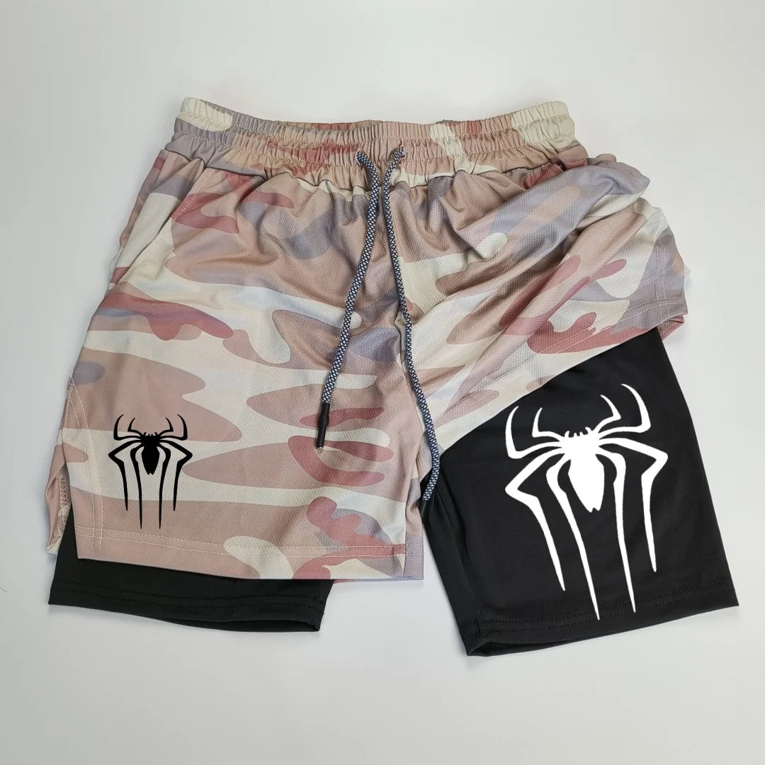 Spiderman Gym Compression Shorts