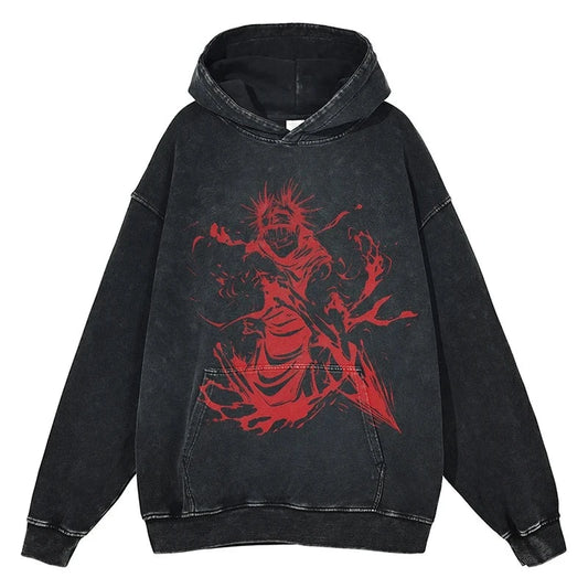 High Quality "Jujutsu Kaisen" Vintage Oversized Hoodie