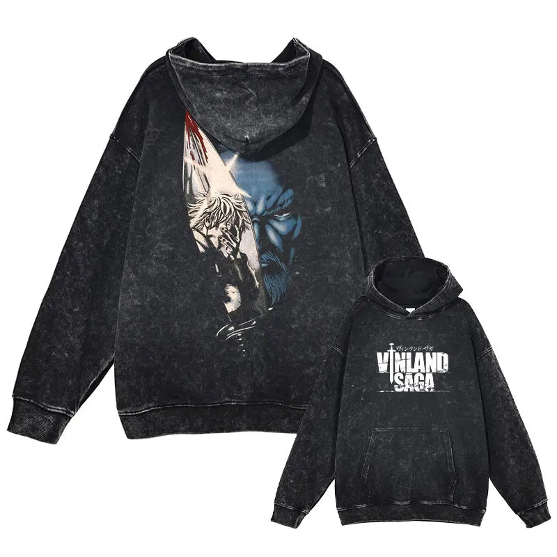 Anime 'Vinland Saga' Vintage Oversized Hoodies