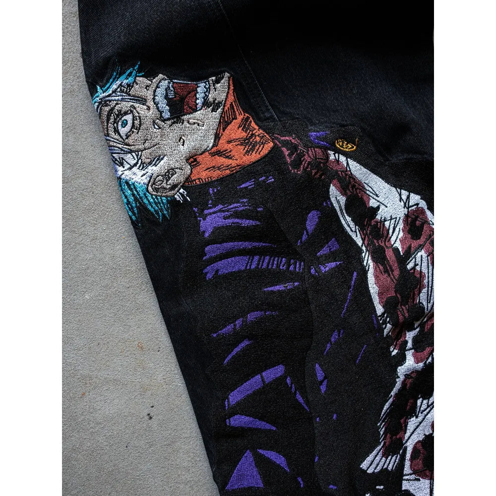 Anime Jujutsu Kaisen "Gojo Satorou – The Honoured One" Jeans