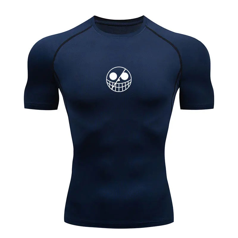 One Piece 'Donquixote Doflamingo' Compression Shirt and Shorts