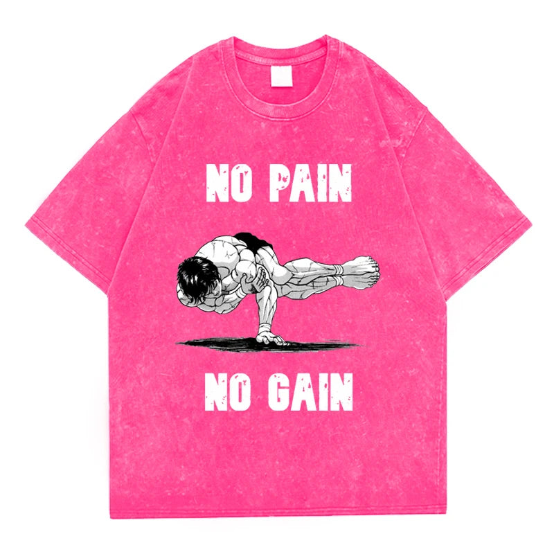 Collection of 'Baki Hanma' Washed Vintage T Shirts