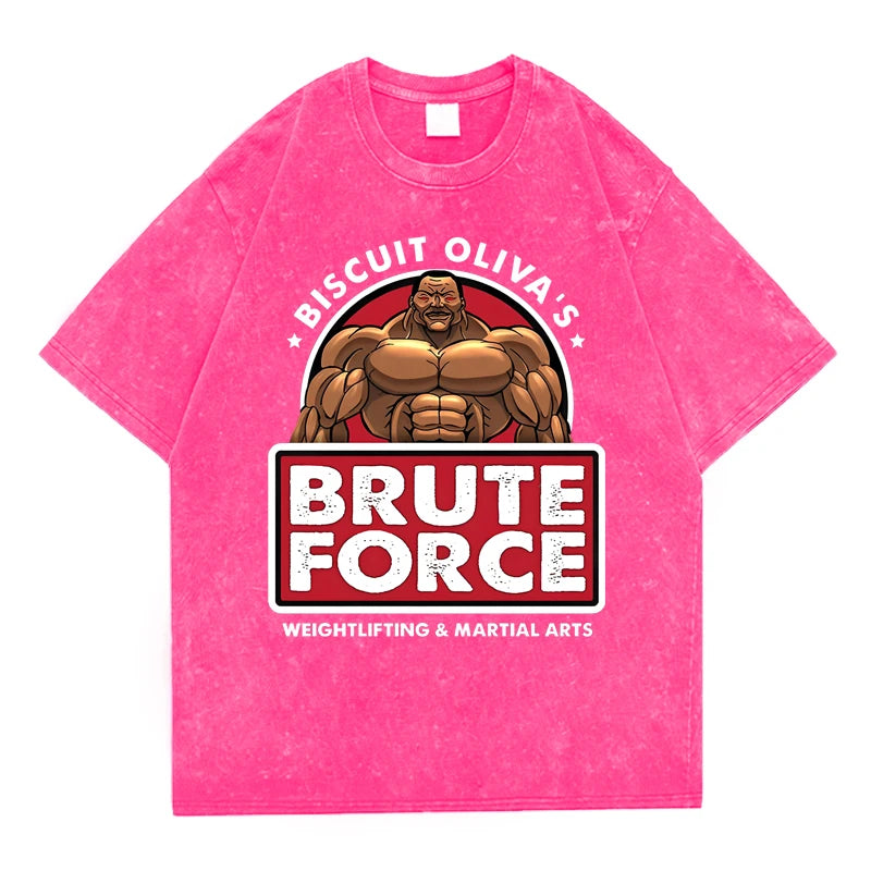 Collection of 'Baki Hanma' Washed Vintage T Shirts