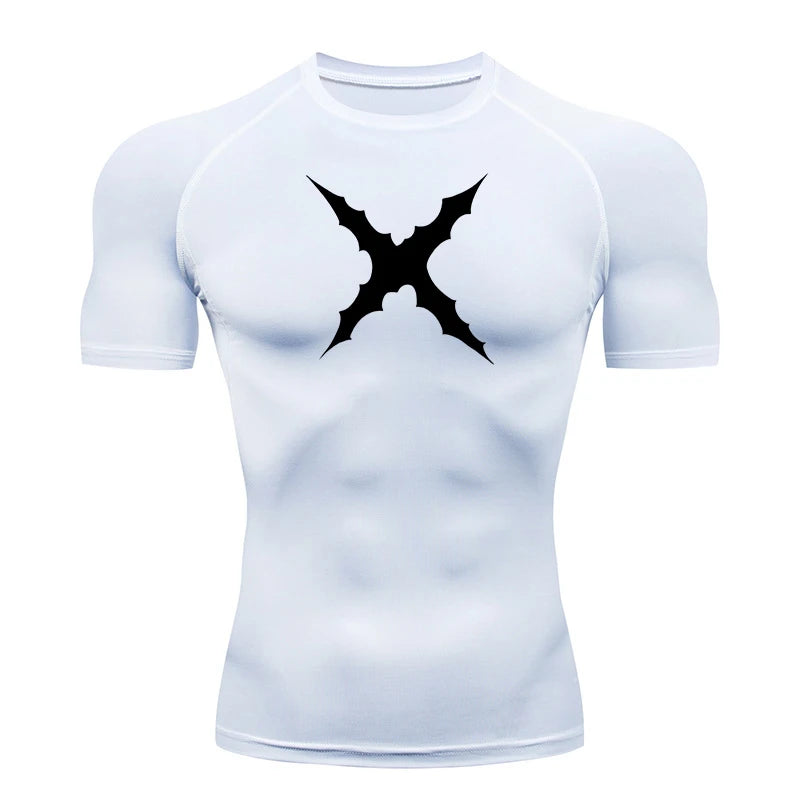 One Piece 'Luffy's Scar' Compression Shirt