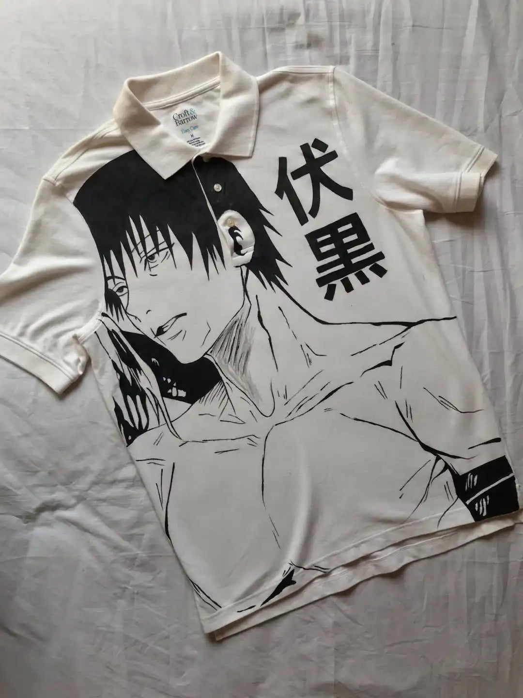 Anime Jujutsu Kaisen 'Toji' Polo T Shirt Top