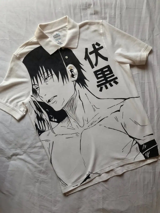 Anime Jujutsu Kaisen 'Toji' Polo T Shirt Top