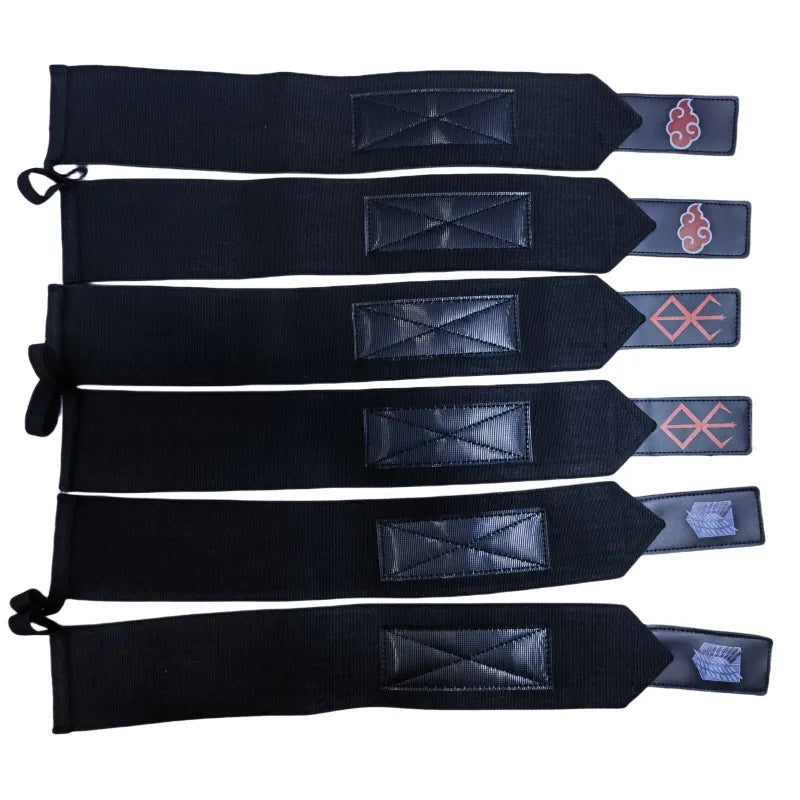 Berserk/Naruto and Attack on Titan Weight Lifting Wrist Wraps