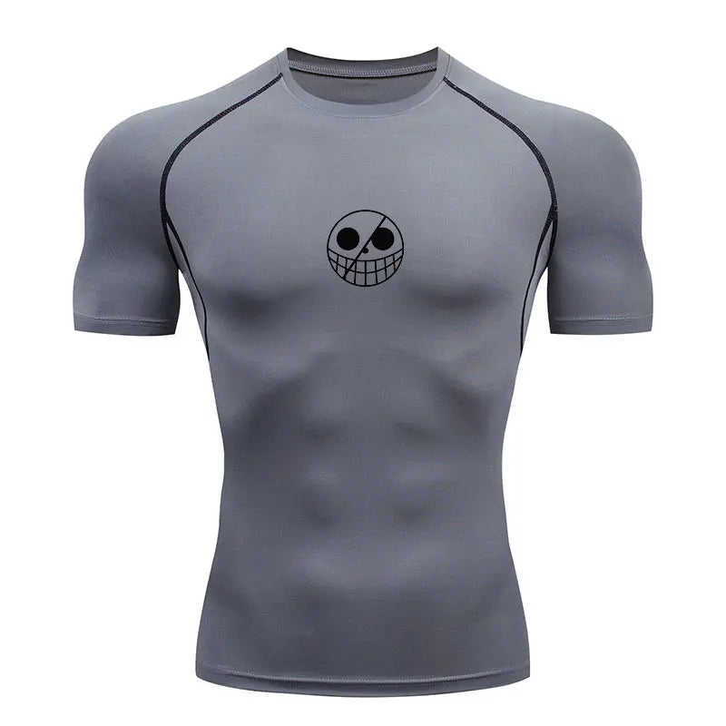 One Piece 'Donquixote Doflamingo' Compression Shirt and Shorts
