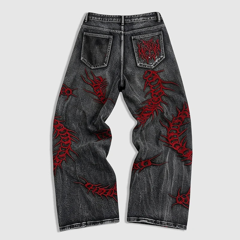 Anime Hunter X Hunter "Kurapika X Scorpion" Denim Jeans