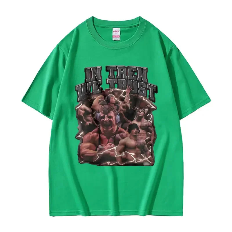 Tren Twins 'In Tren We Trust' Meme Gym T Shirt