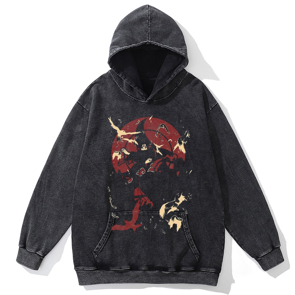 Naruto Anime Vintage Oversized Hoodie