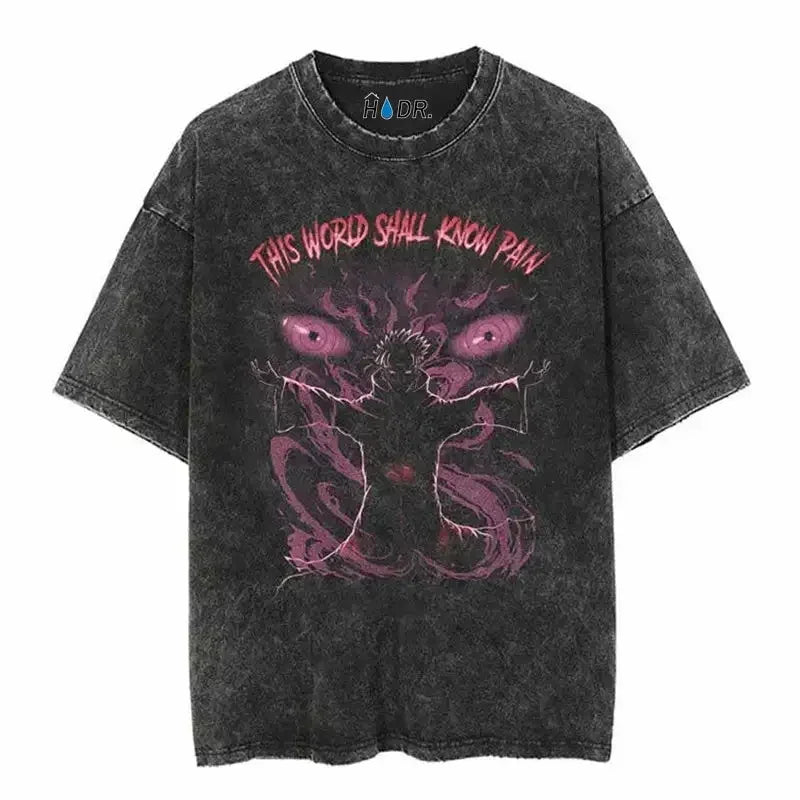 Anime "The Big 3" Vintage Oversized T Shirts