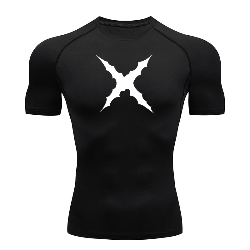 One Piece 'Luffy's Scar' Compression Shirt