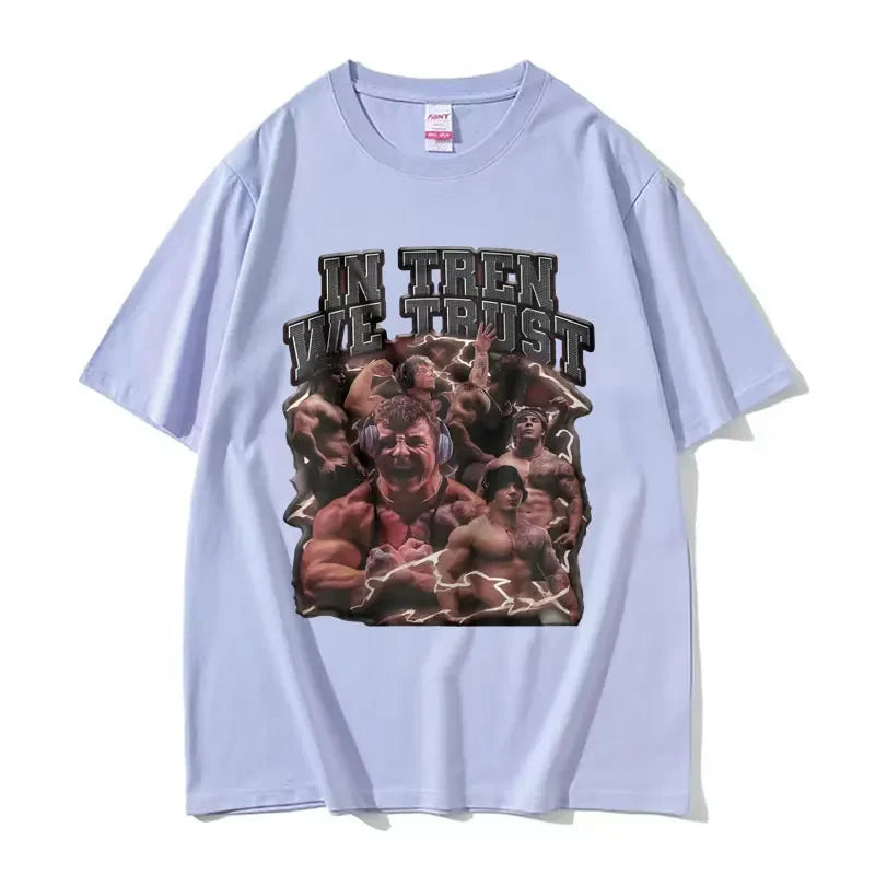 Tren Twins 'In Tren We Trust' Meme Gym T Shirt