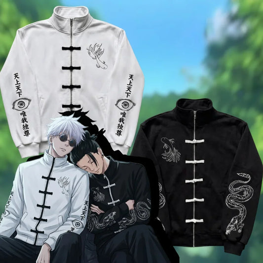 Anime Jujutsu Kaisen Japanese-Style Sorcerer Jackets